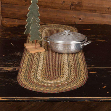 Tea Cabin Jute Braided Table Runner - The Fox Decor
